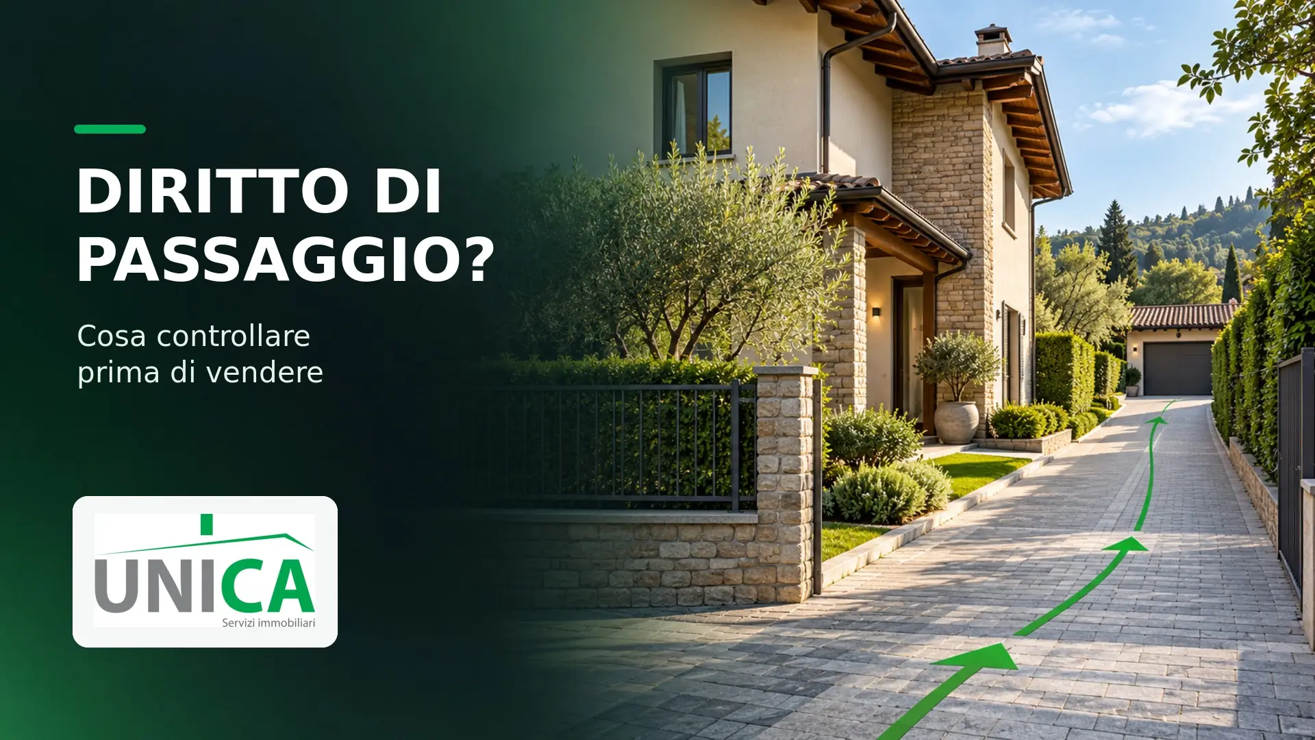 Vendere casa con una servitù di passaggio: cosa deve sapere il proprietario