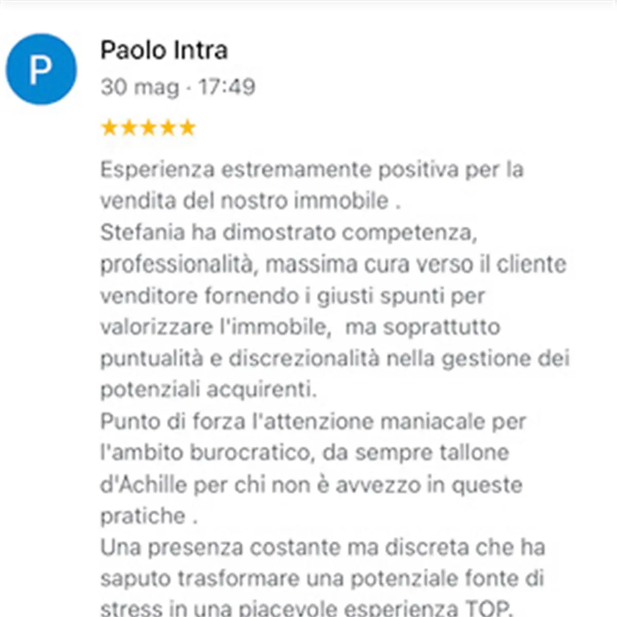 Recensione di Paolo