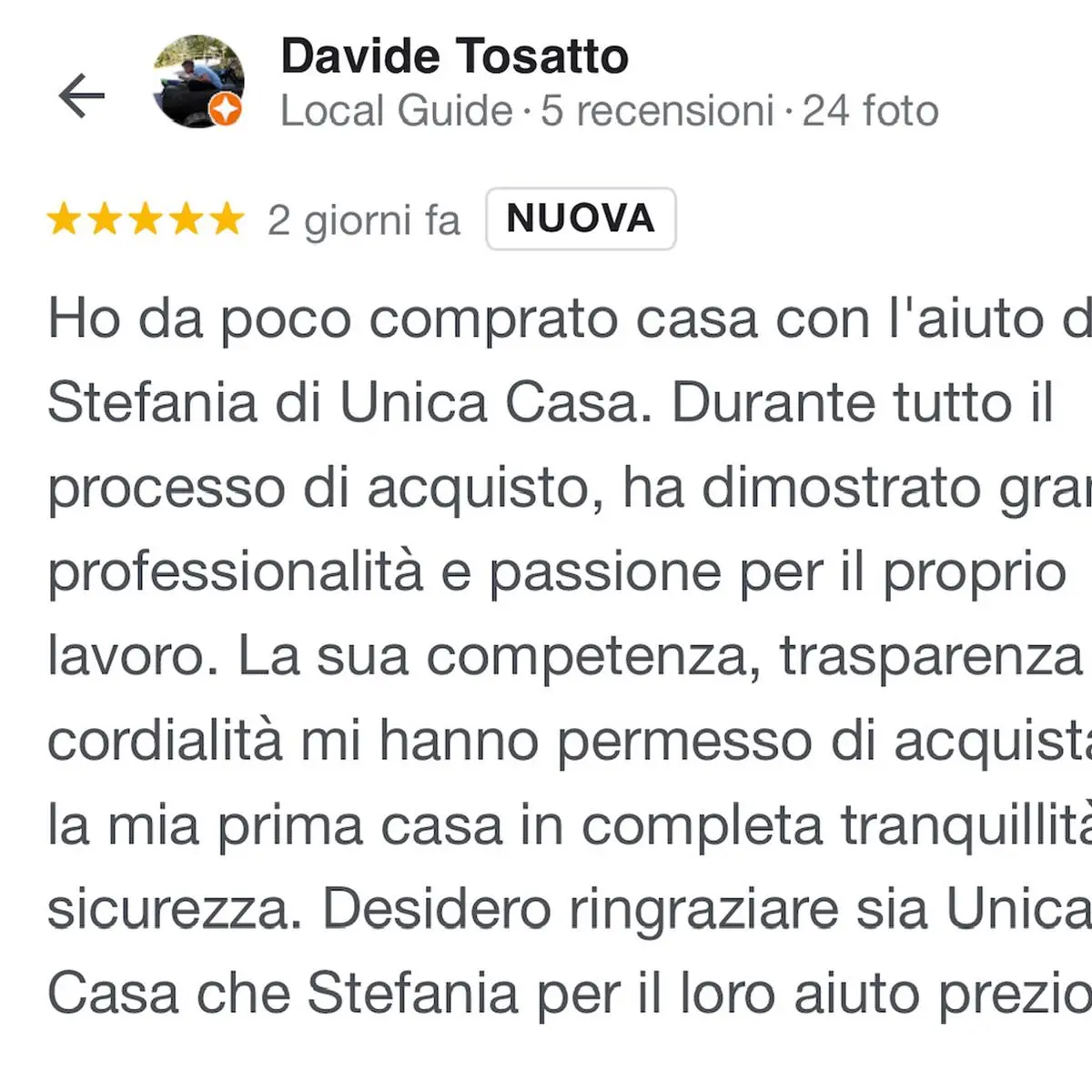 Recensione di Davide