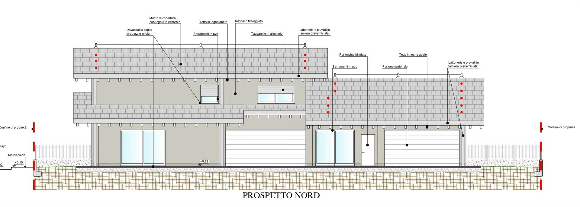 Villa bifamiliare su unico livello