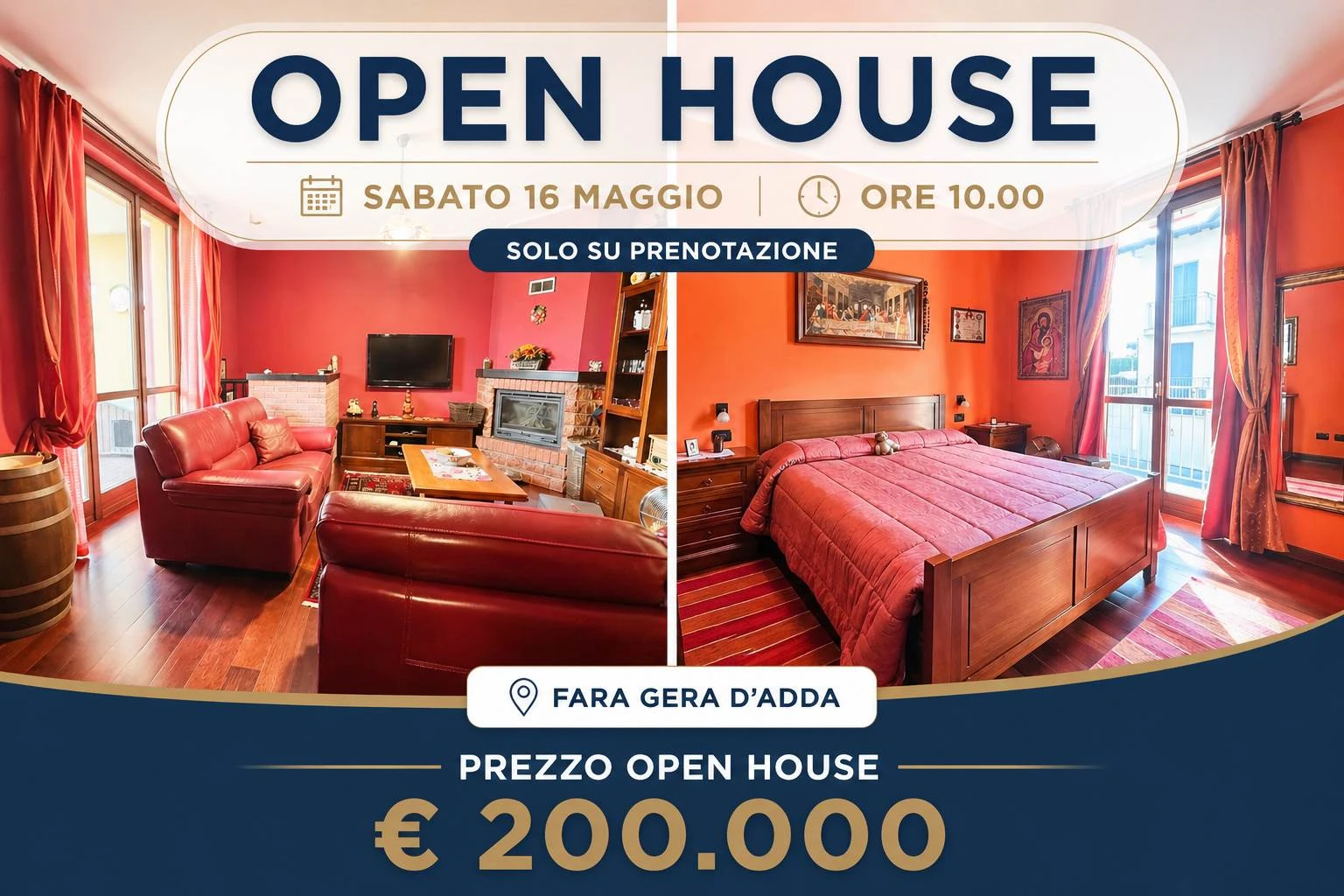 Open house – sabato 16 maggio 2026  ore 10.00 visite esclusivamente su prenotazione