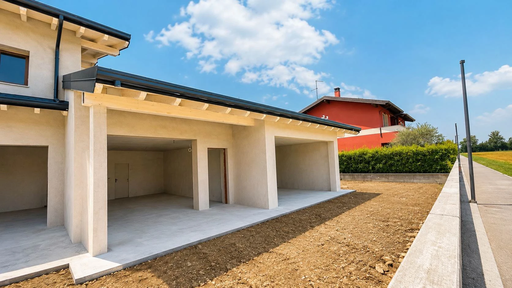 Villa bifamiliare su unico livello
