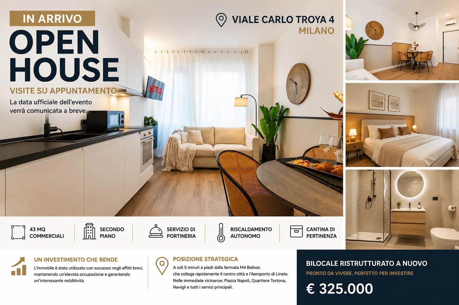 Appartamento bilocale come nuovo ottimo investimento
