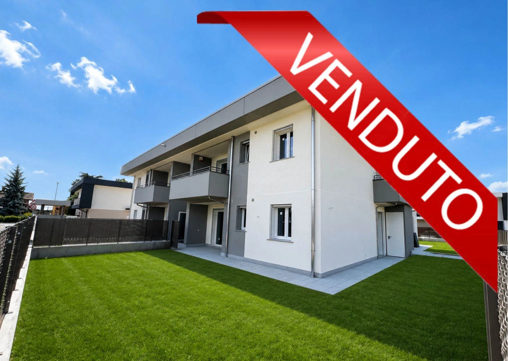 Nuovo trilocale con giardino privato