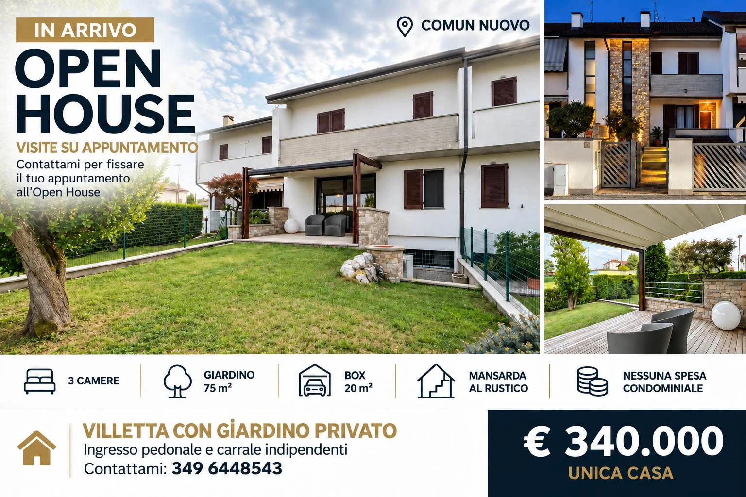 Villa a schiera in Vendita a Stezzano