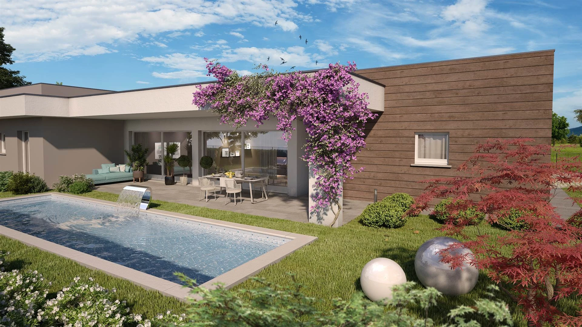 Villa singola su unico livello