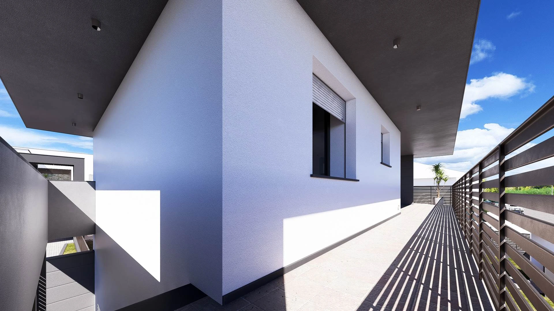 Quadrilocale  con terrazzo coperto