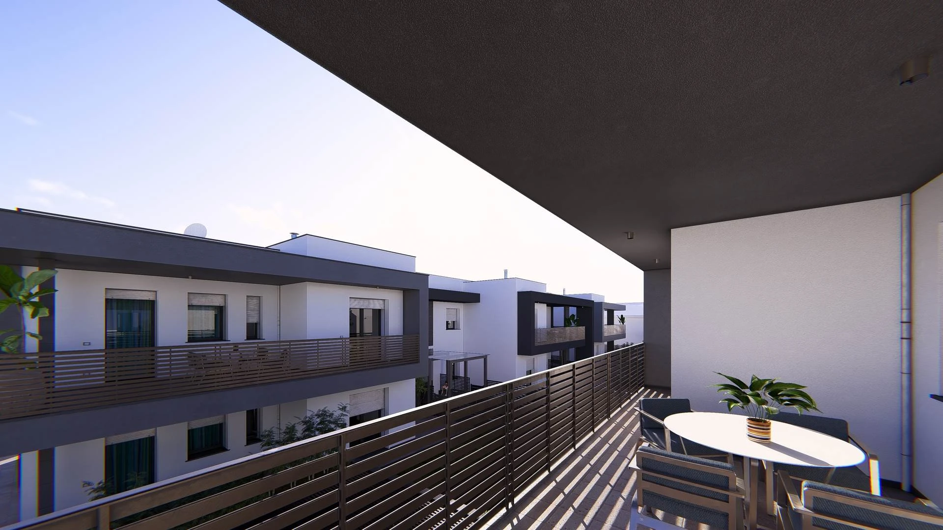 Quadrilocale  con terrazzo coperto