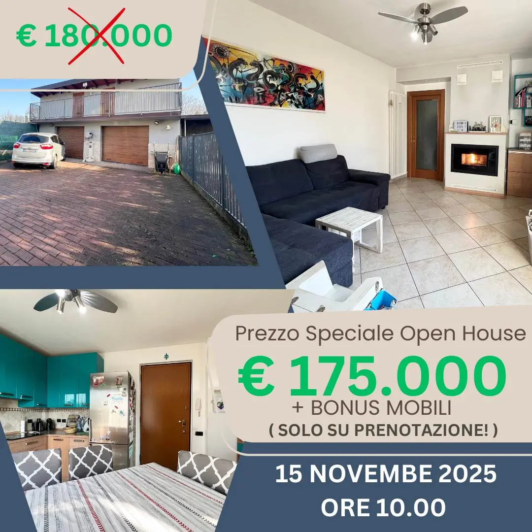 Immobile Open house - 15 novembre - trilocale con giardino e area esterna Immagine di copertina dell'immobile Open house - 15 novembre - trilocale con giardino e area esterna